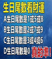 河池你的生日尾数是几？命运如何？